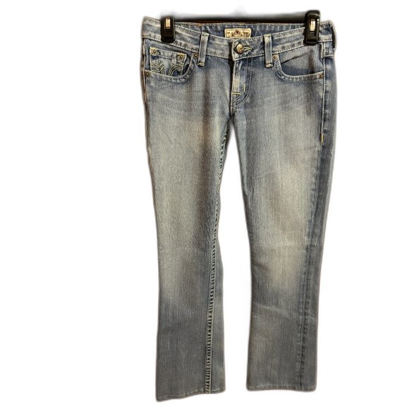 PRVCY Light Wash Boot Cut Jeans‎ Size 26 - Picture 1 of 13